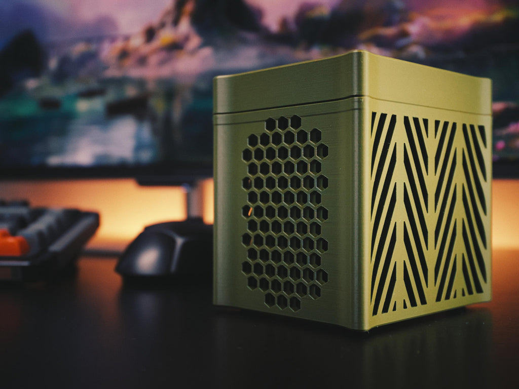 WD Elements Portable Organizer – Holds 4 Drives, Magnetic Lid | 3D Printed HDD Storage Box
