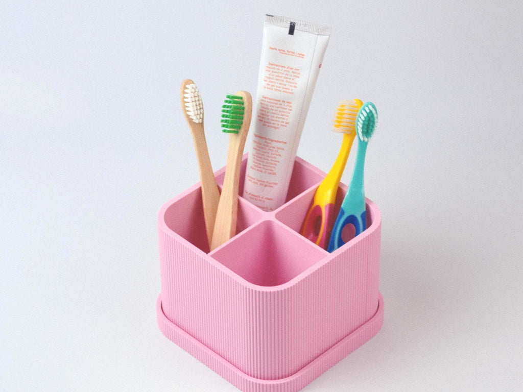 AirFlow+ Toothbrush Holder – Easy-Clean Hygienic Organizer for Modern Bathrooms