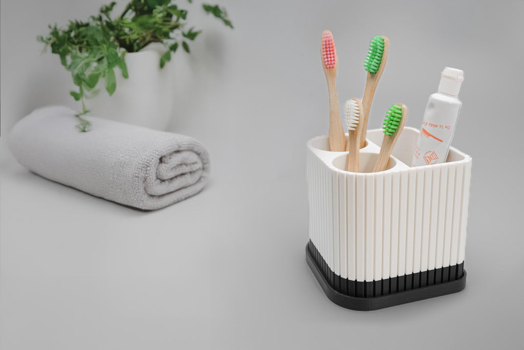 AirFlow Toothbrush Holder: Hygienic, Fast-Drying, Minimalist Bathroom Organizer