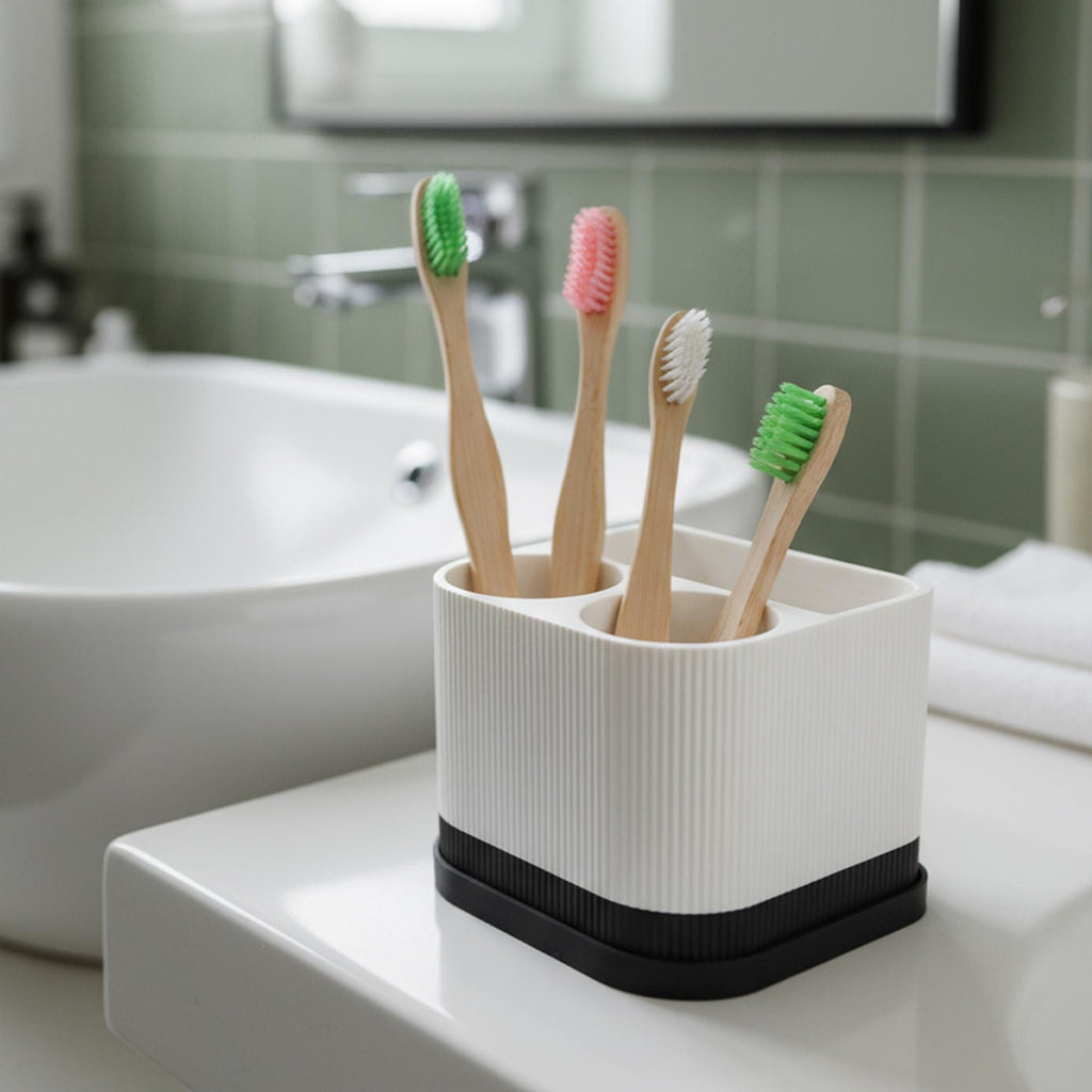 AirFlow Toothbrush Holder: Hygienic, Fast-Drying, Minimalist Bathroom Organizer