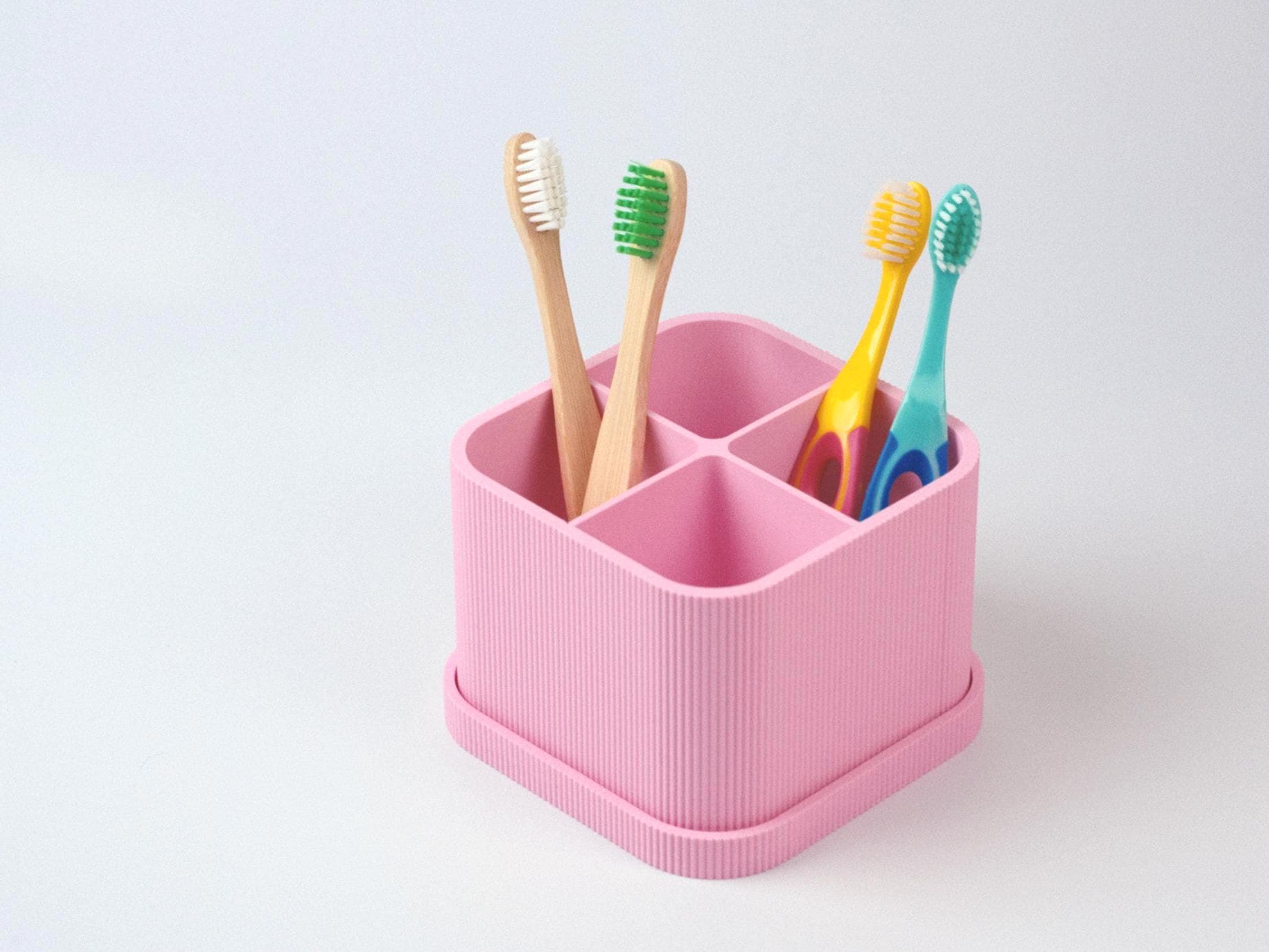 AirFlow+ Toothbrush Holder – Easy-Clean Hygienic Organizer for Modern Bathrooms