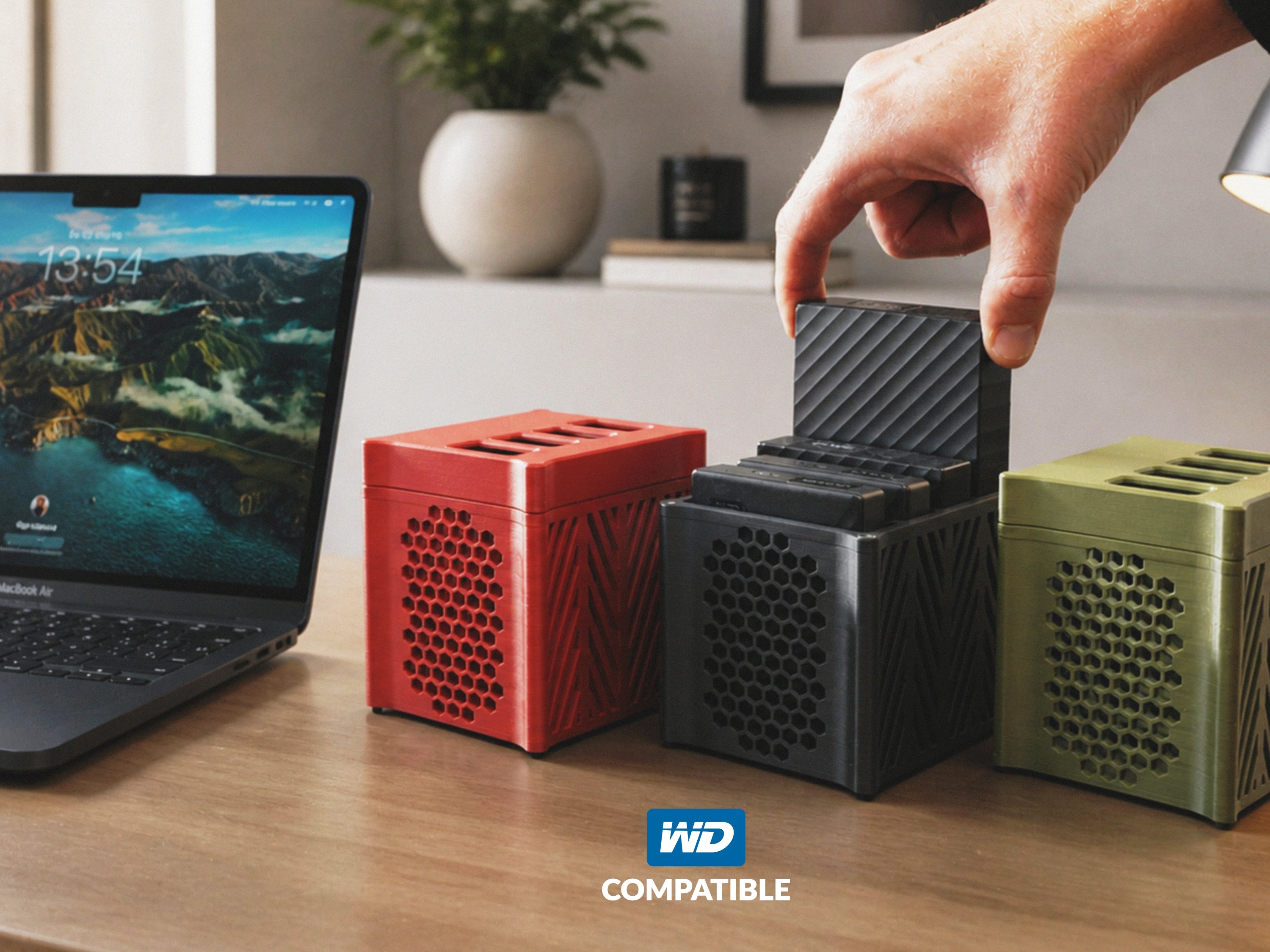 Universal Organizer for WD My Passport | Stylish External Hard Drive Storage Case
