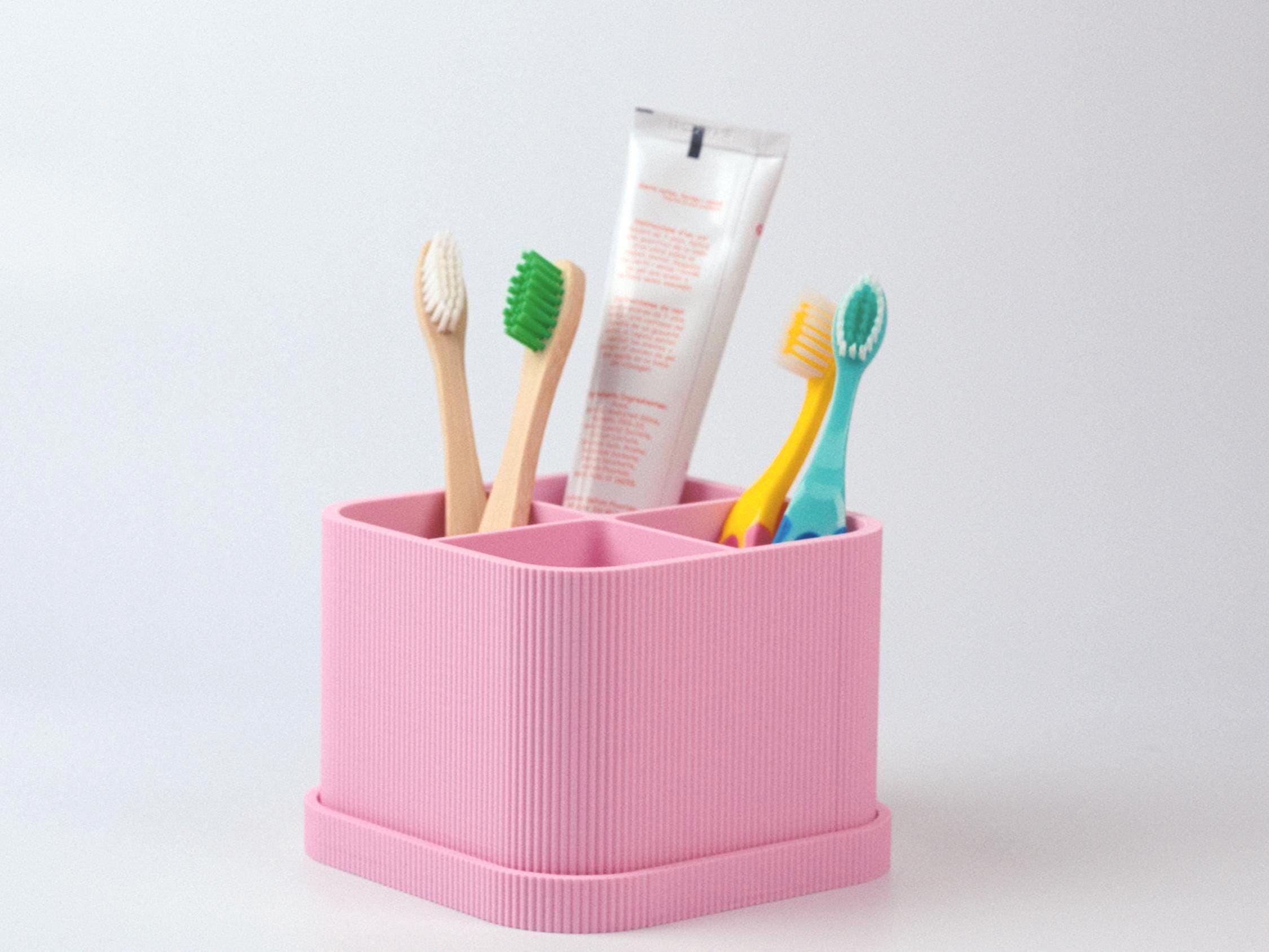 AirFlow+ Toothbrush Holder – Easy-Clean Hygienic Organizer for Modern Bathrooms