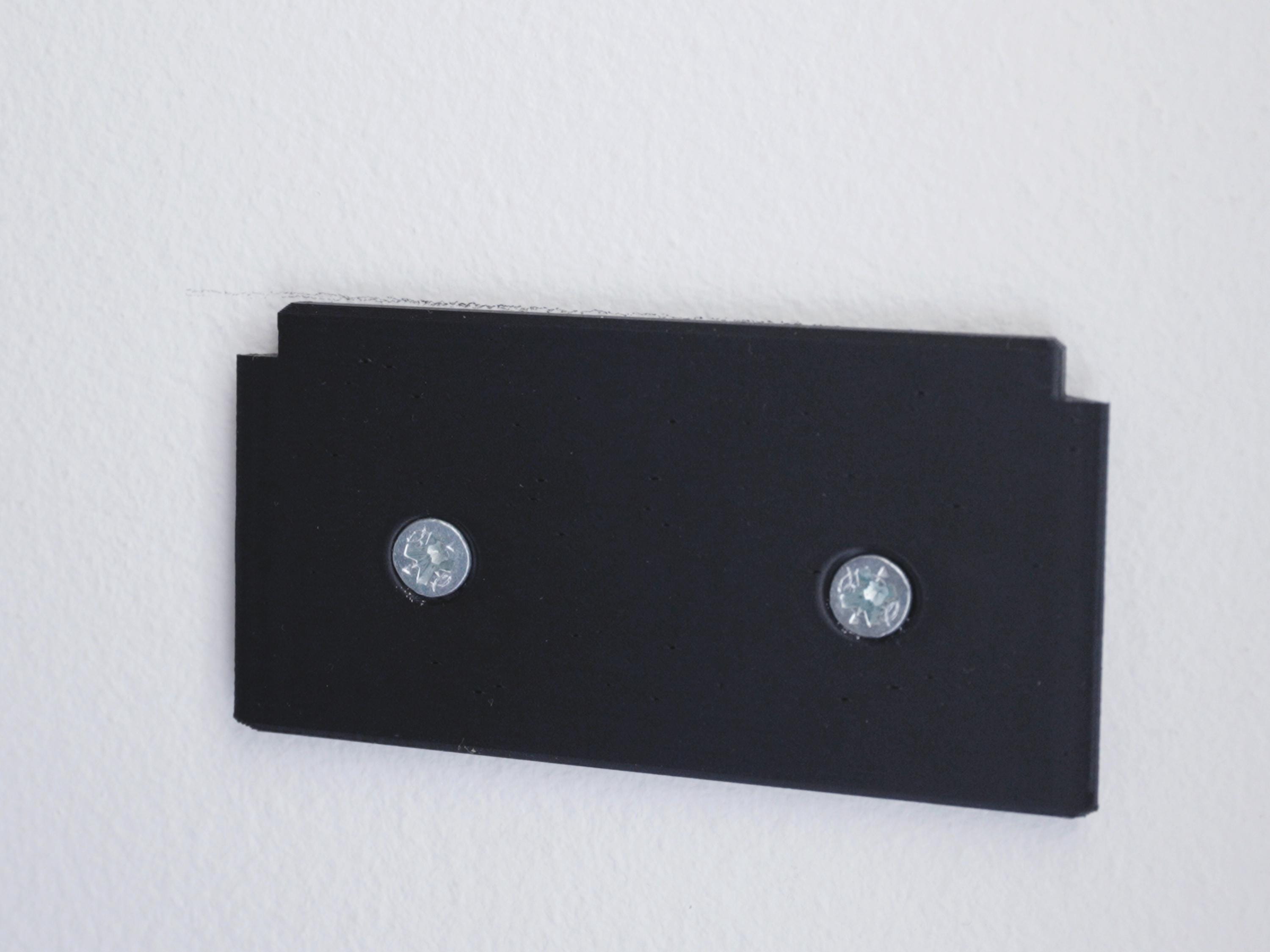Wall-Mounted Phone Holder with Integrated Cable Management – Minimalist Bedside Charging Dock