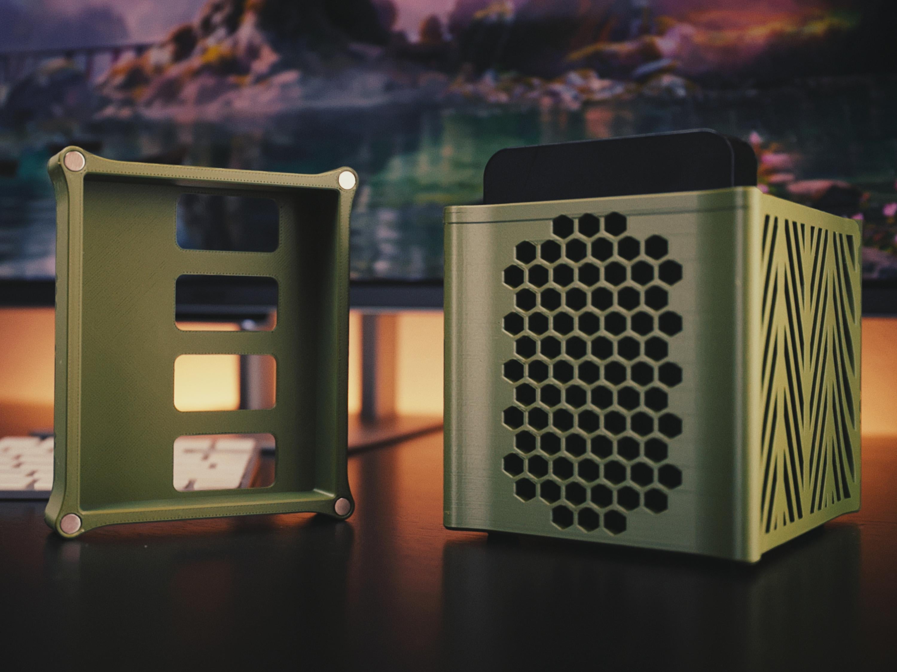 WD Elements Portable Organizer – Holds 4 Drives, Magnetic Lid | 3D Printed HDD Storage Box